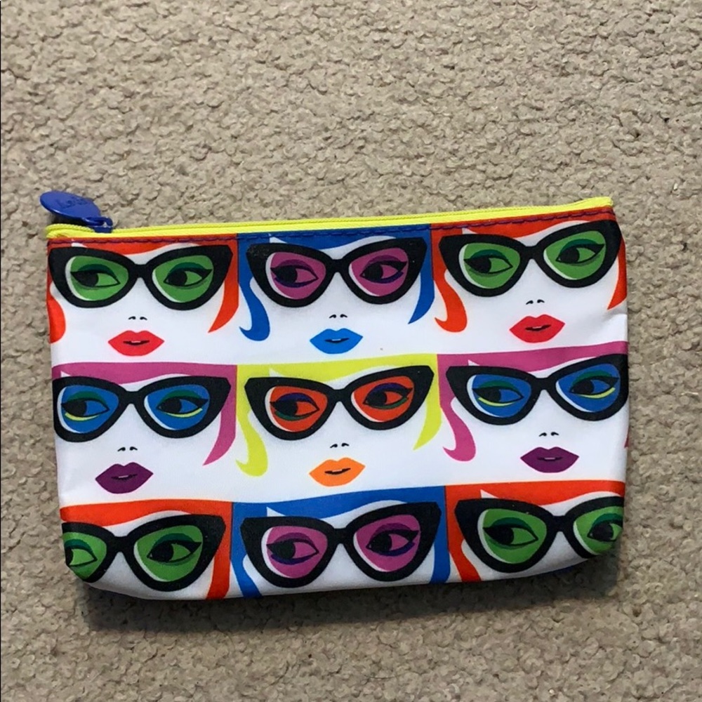 Ipsy face print makeup bag